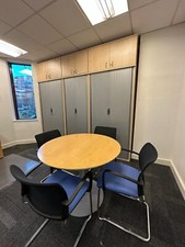 office coference table and 4 chair set