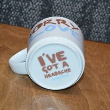 Jamie Oliver Cheeky Mug Sorry Love I've Got A Headache Coffee Tea Mug 2007