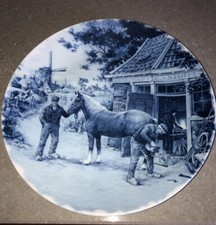 Vintage Delft Porcelain Plate