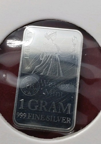 999 silver bar fine - 1g,