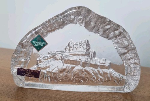 Edinburgh castle paperweight - castle,