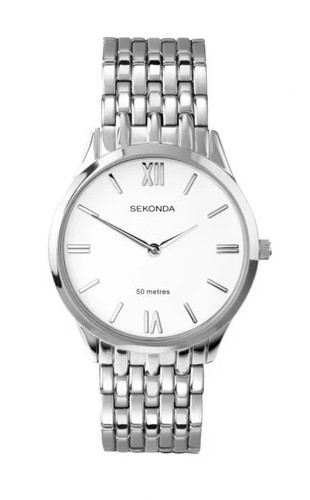 Sekonda stainless steel - stainless, gents