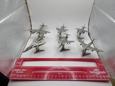 Royal Hampshire Pewter Collection planes x 6 Victor, Buccaneer, Harrier, Jaguar
