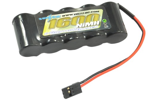 Voltz 1600mah receiver - 6v, rx