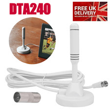 DTA240 Portable TV Antenna Indoor Outdoor Digital HD Freeview Aerial Ariel UK