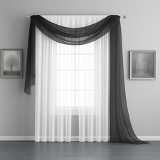 SET NET VOILE CURTAINS and