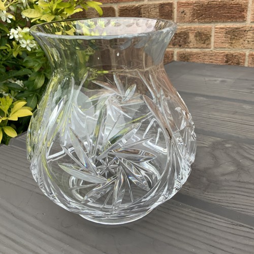 Thick cut glass lamp shade - thick,
