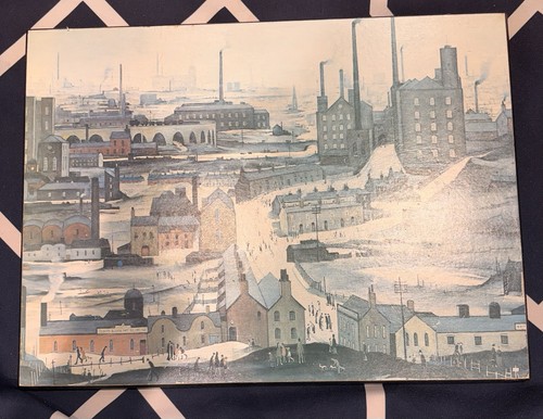Vintage framed lowry print - framed,