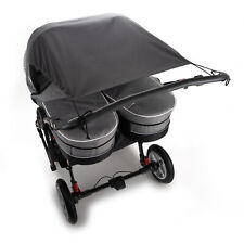 Diago Twin Double Pram Pushchair Buggy Sun Awning Shade Sail UV50+ BNIB