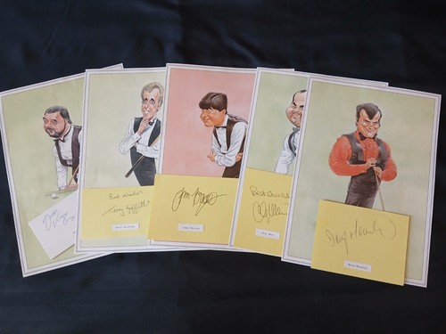 Collection signed snooker - signed,