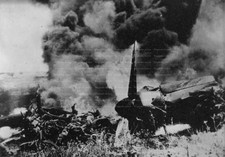 Unknown crashed aircraft - unknown,