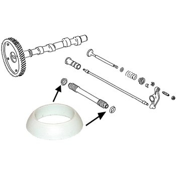 Push rod tube seal - seal, for