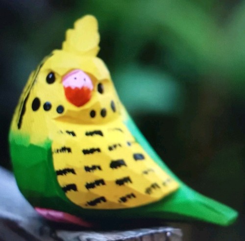 Wooden hand carved - carved, painted