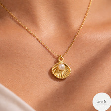 18k Gold Plated Oyster Shell