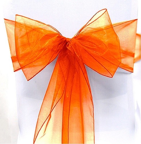 100 organza sashes - 50,