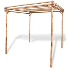 Bamboo pergola wooden garden - bamboo,