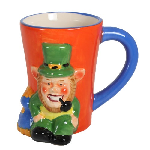 Irish leprechaun ceramic mug - ceramic,