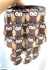 Rare Brown Owl Lampshade Ceiling Lightshade