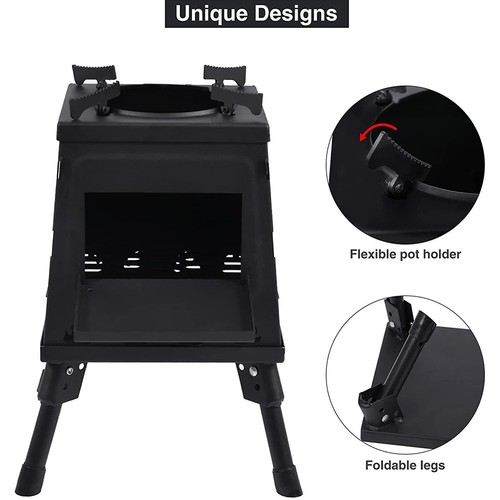 Outdoor camping stove - outdoor, wood