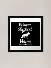 Cute German Shepherd Mama Dog