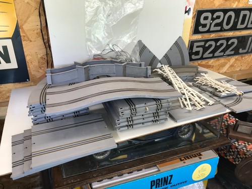 Airfix slot car track - car, joblot