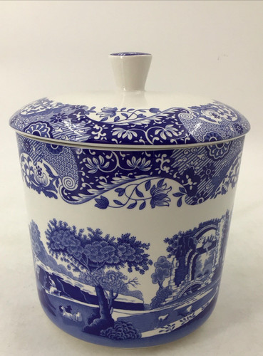 Spode italian ceramic blue - italian,
