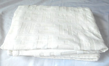 Kelly Hoppen Single Bedspread /Throw. Creamy  White  size 76" x 63"