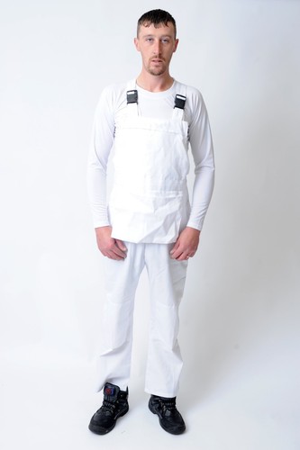 Black white navy men bib - white,
