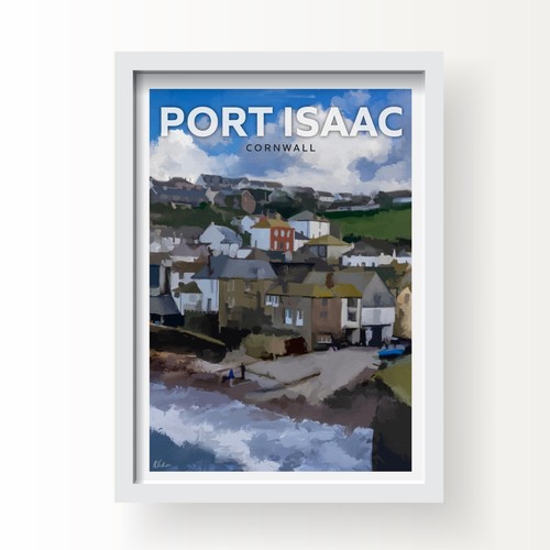 Port isaac cornwall art - isaac,