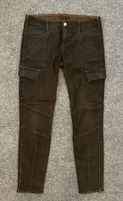 J Brand Houlihan Women's Pants Distressed Mid-Rise Skinny Crop Size 30