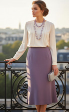 New Eastex skirt UK 14 Purple