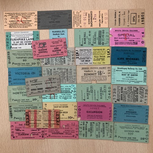 Railway ticket s - x.,