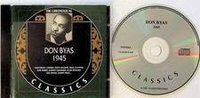 CHRONOLOGICAL CLASSICS -DON BYAS -1945 CD (910) Dizzy Gillespie, Buck Clayton 