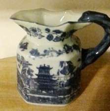 Chinese Blue & White Jug, Antique,  Qian da long qing, china.