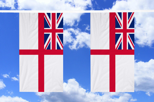 British navy white ensign flag - navy,