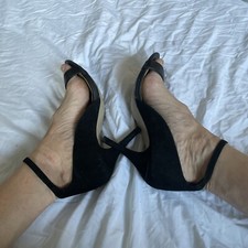 WOMENS LADIES HIGH HEEL CUFF