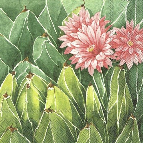 Mojave green floral paper - floral,