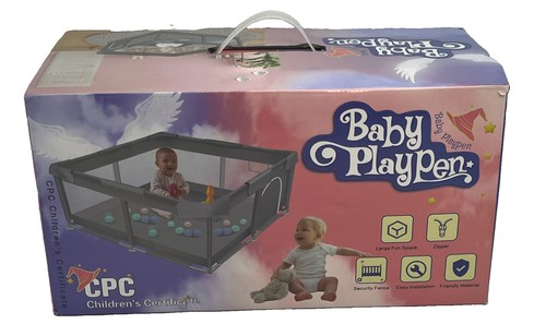 Baby playpen x51 x27 dark - 51"x51"x27",
