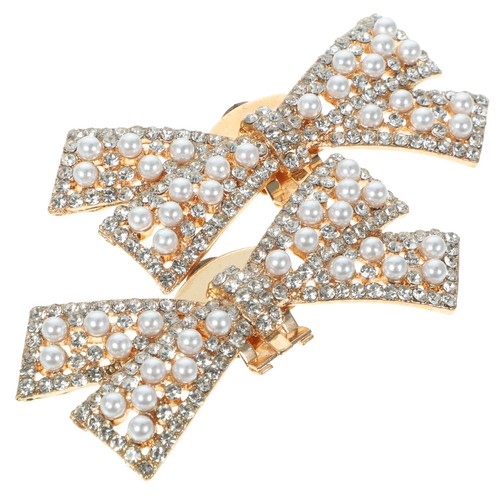 Golden bow shoe - golden,