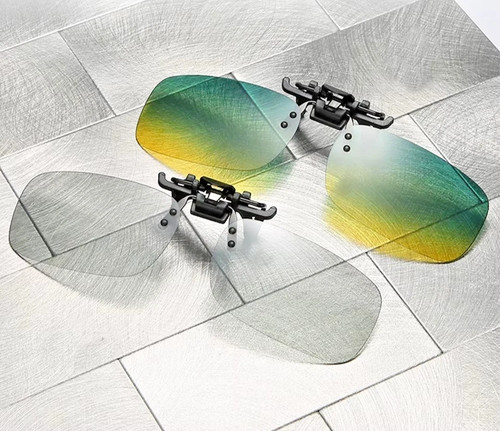Photochromic polarised clip - photochromic, on