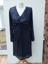 Frank Usher V Neck Sequin Long