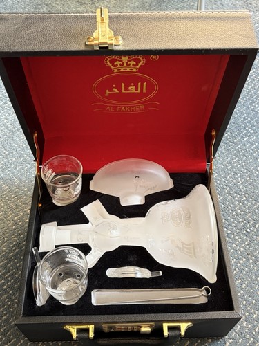 Fakher clear glass - clear, shisha