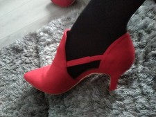 Ladies  Kaleidoscope Red Shoes Size 5