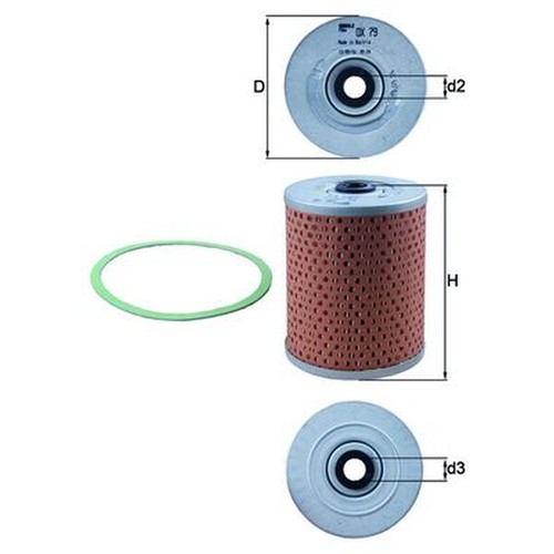 Oil filter for porsche 356 - oil,