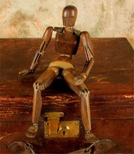 Antique Wooden Lay Figure