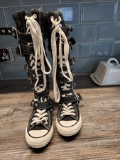Converse Chuck Taylor All Star Knee High Boots Buckled.