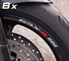 8 x small wheel decals rim