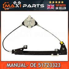 FOR FIAT PUNTO + PUNTO EVO REAR RIGHT DRIVERS MANUAL WINDOW REGULATOR 51723323