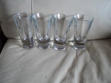 Set Of 4  Heavy Shot - Absinthe Glasses  VGC Maker Mark R 21