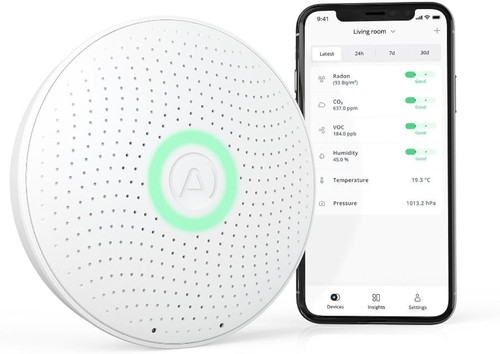 Airthings wave plus radon - wave,